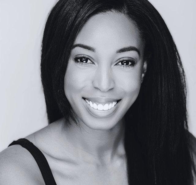 Black and white headshot of Aerie Williams smiling